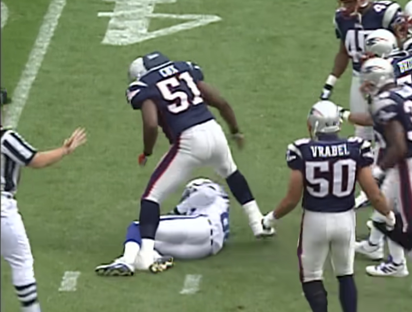 Lessons from 2001: Patriots' Christian Elliss delivers another 'Shot Heard Around the World'