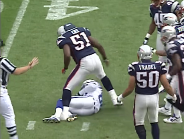 Lessons from 2001: Patriots' Christian Elliss delivers another 'Shot Heard Around the World'